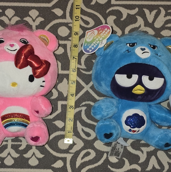 Hello Kitty and Friends CareBear Set Badtz-Maru Cinnamoroll Plush - Picture 3 of 3